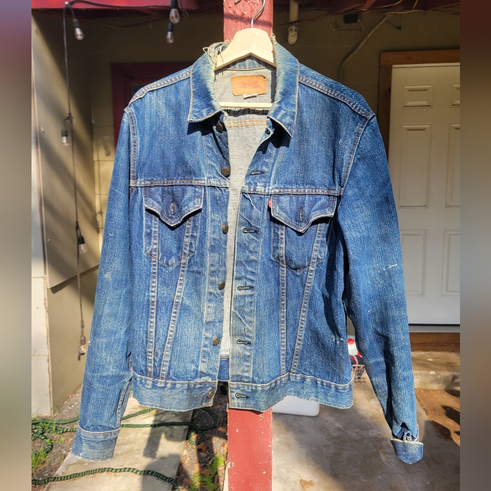 Levi Strauss Denim Jean Trucker Jacket